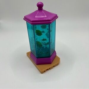 Barbie Dream House 2015 Replacement 4" Fish Tank Aquarium Part Purple Mattel